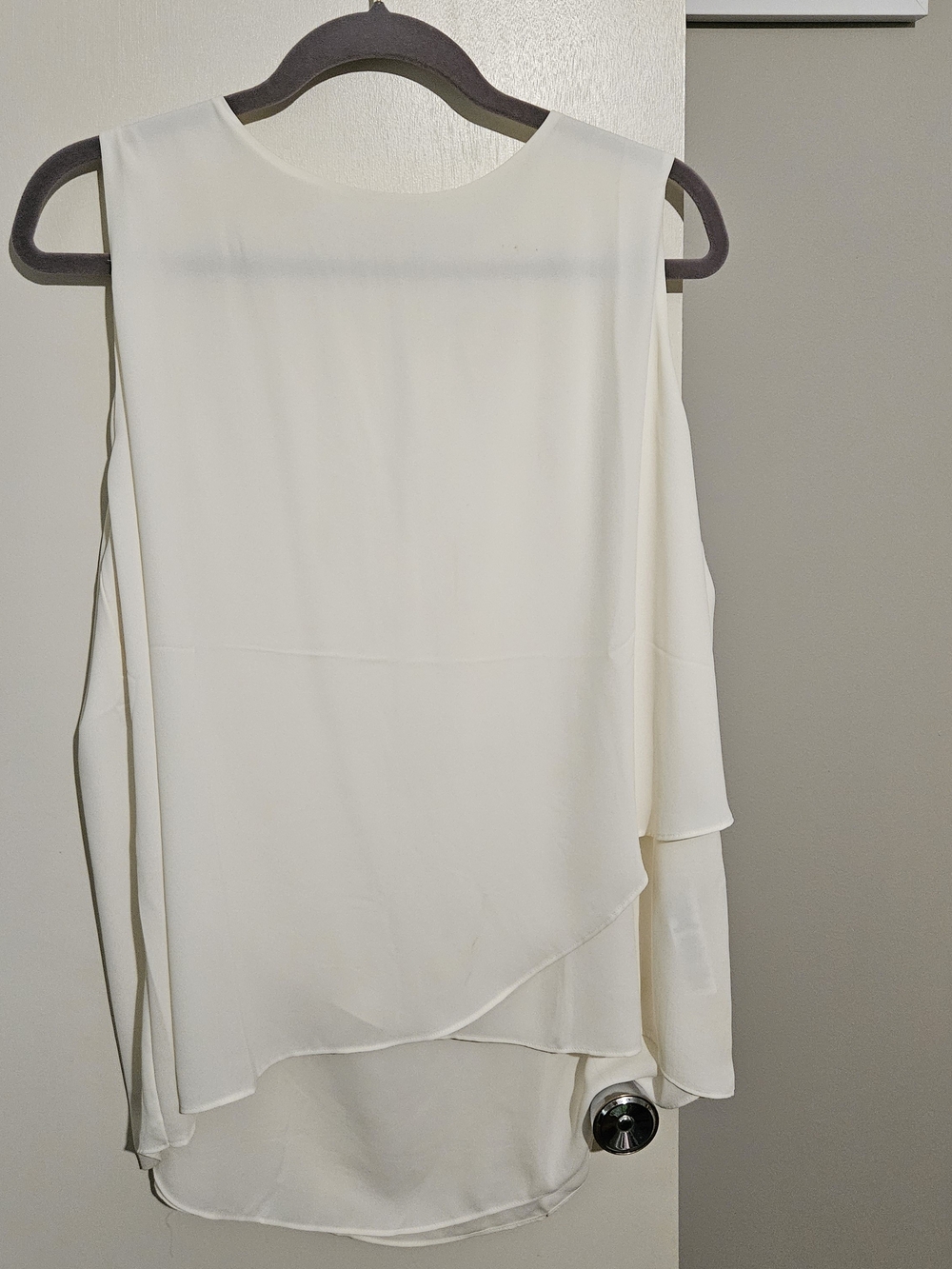 Chico's Ivory Layered Sleeveless Camisole